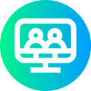 business,computer,user,people,communications,social media,networking,job,human resources,interview,message,meeting,boss,reunion,video conference,request ok 